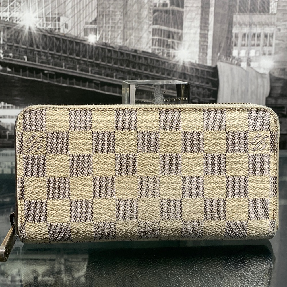 Authentic Rare Louis Vuitton Damier Azur Zippy Wallet - Picture 11 of 16